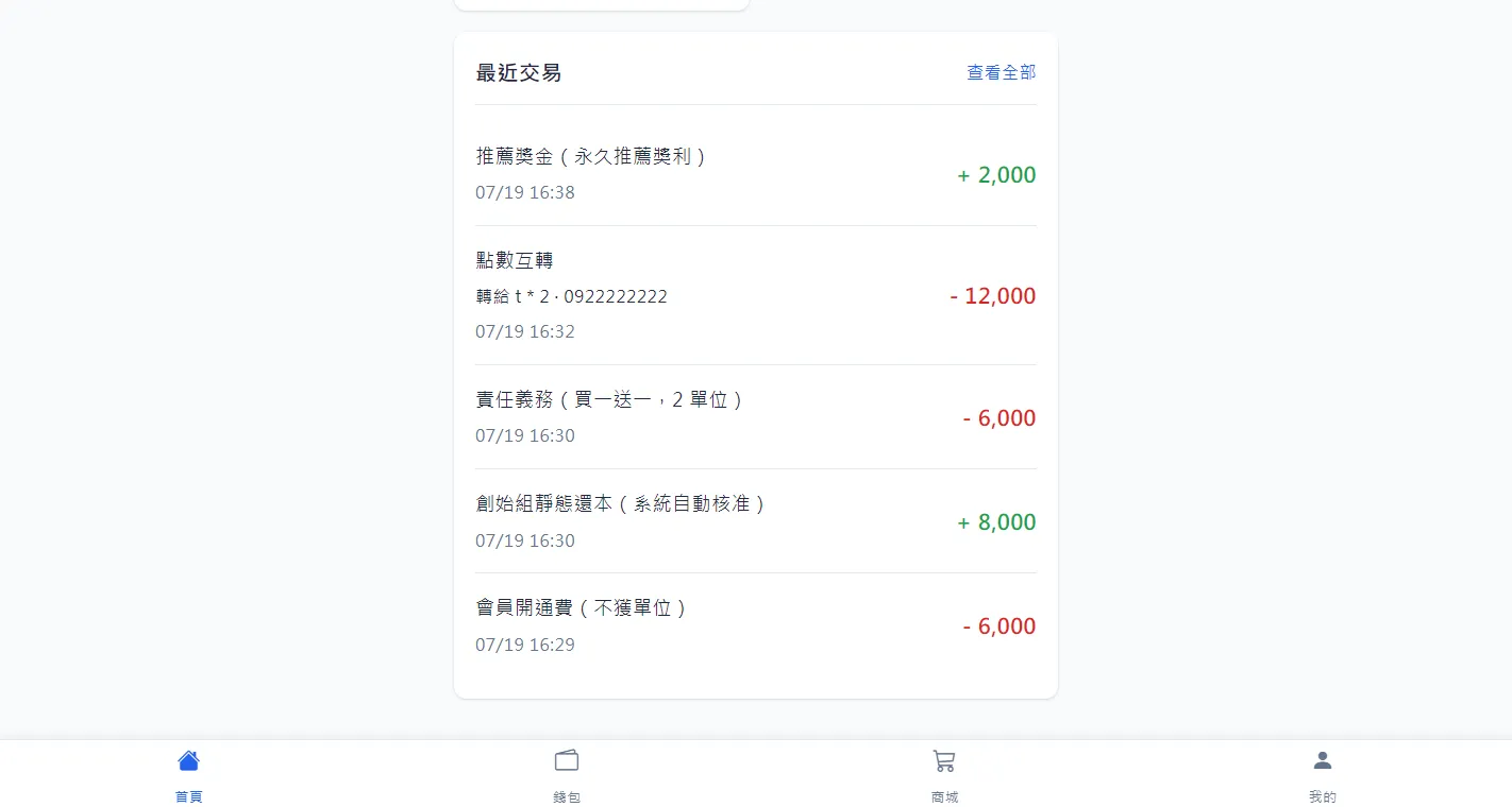 社群點數商城與會員管理平台 社群點數商城與會員管理平台 案例圖 7